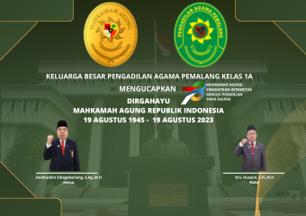 Dirgahayu HUT Mahkamah Agung Republik Indonesia Ke 78