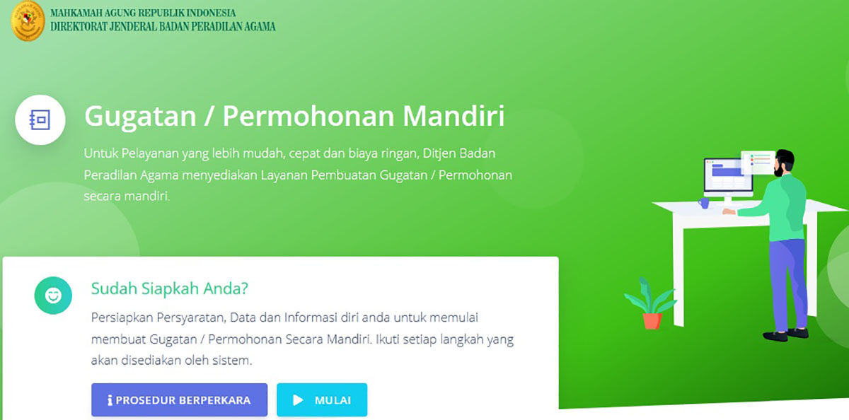 Aplikasi Gugatan Mandiri